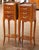 Pair of Mid-Century French Louis XV Walnut Marquetry Marble-Top Nightstands For Sale In Dallas - Image 6 of 13