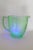 1930s Jeannette Glass Co Green Hex Optic Pitcher Honeycomb Uranium Glass For Sale - Image 17 of 18