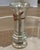 Antique 19th Century Bohemian Hand-Painted Floral Mercury Glass Vase For Sale - Image 9 of 15