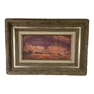 Southwestern Canyon Sunset by Dan Garrett Impressionist Oil Painting