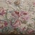 Pair of Antique French Louis XV Carved Wood & Floral Tapestry Twin Beds C1910 For Sale - Image 4 of 13