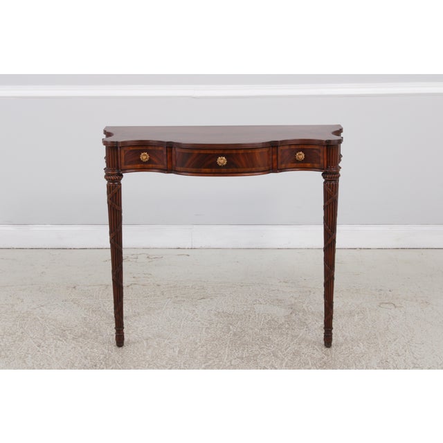 Age: Approx: 20 Years Old Details: Mahogany Nice Carved Details Quality Construction Federal Style Solid Brass Hardware...