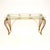 Mid-Century Modern Vintage Italian Brass and Glass Console Table, 1960s For Sale - Image 3 of 11