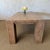 French Country Beam Style Reclaimed 96” Pine Dining Table in Natural Fininsh For Sale - Image 3 of 10