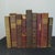 Paper Antique Late 19th Century Distressed Brown & Gold Gilt Leatherbound Classic Novels & Memoirs, Samuel Butler, Thomas Gray, Benjamin Franklin,Set of 9 For Sale - Image 7 of 7