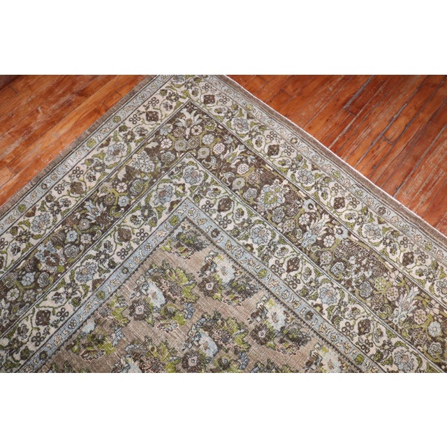Persian Antique Zabihi Collection Persian Bidjar Rug For Sale - Image 3 of 9