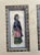 Vintage Chinese Pith Paper Painting Pair Framed Qing Style Export Portrait Art For Sale - Image 4 of 6