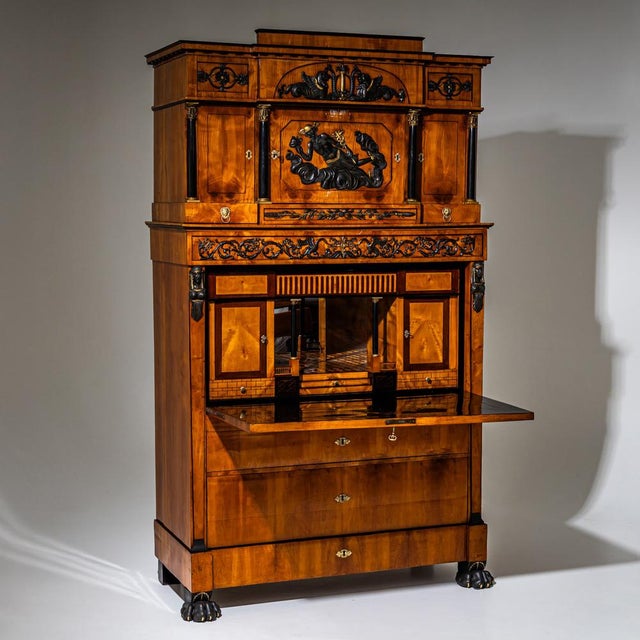 Antique Empire Secretaire, 1815 For Sale - Image 4 of 12