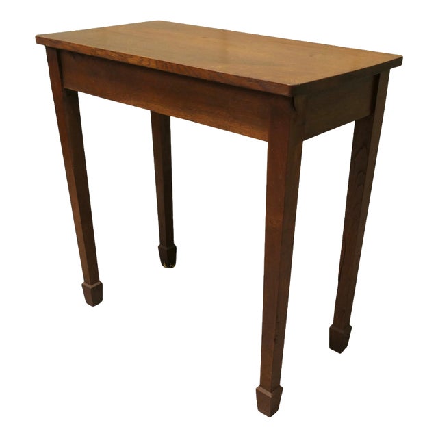 Arts and Crafts Oak Occasional Side Table, 1890s For Sale