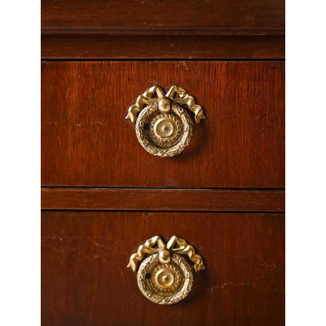 Vintage Scandinavian Mahogany Trolley, 1940s For Sale - Image 9 of 11