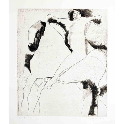 Etching and drypoint. Hand Signed and Numbered. Edition of 65 pieces. S.Lazzaro n. 33A - Toninelli 37 - Crommelynck 1970...