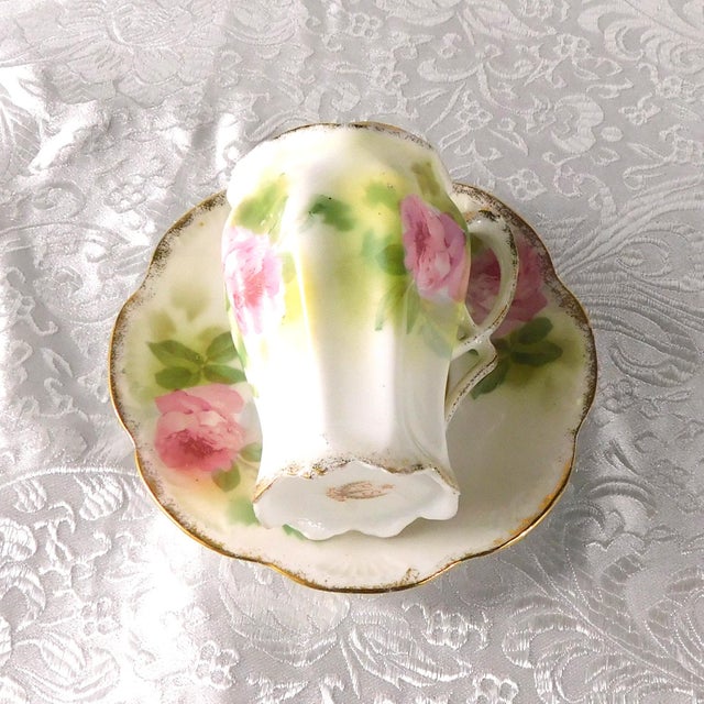 Late 18th Century Reinhold Schlegelmilch Rs Prussia Chocolate Pot With Six Cups For Sale - Image 13 of 15