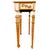 1950s 1950 Italian Florentine Neoclassical Gilt & Cream Small Console Table For Sale - Image 5 of 15