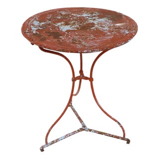 19th Century French Bistro Table For Sale