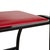 Modern Cosinus Chair in Red Leather from KFF For Sale - Image 3 of 7