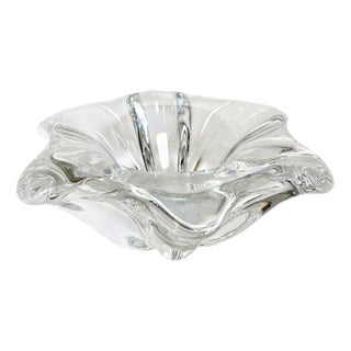 Crystal Ashtray from Val Saint Lambert, France, 1970s For Sale