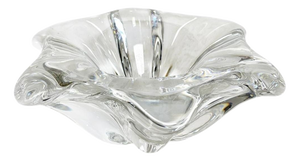 Crystal Ashtray from Val Saint Lambert, France, 1970s