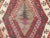 Mid 20th Century Mid 20th Century Vintage Handwoven Turkish Tribal Kilim Area Wool Rug For Sale - Image 10 of 10