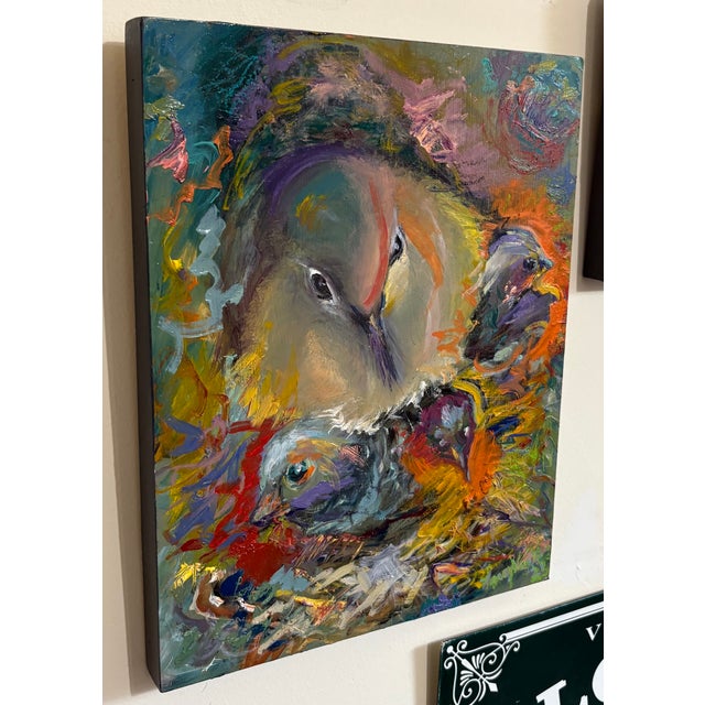 "The Nest", Original Oil Paintings, by Van Ness For Sale - Image 10 of 10