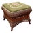 Victorian Antique Heywood Wakefield Wicker Foot Stool Ottoman For Sale - Image 3 of 16