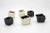 Black and white cups 6-set by Craig Barrow Dimensions: 6 x 5 x 5.5cm Volume approximate: 50ml Variations: Black porcelain,...