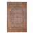 Shabby Chic Hand Painted Vintage 1990's Gray/Brown Wool Rug - 9'9'' X 12'10'' For Sale