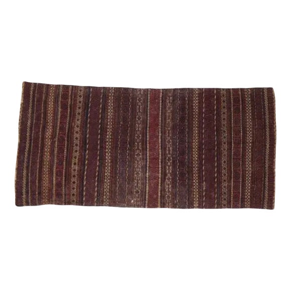 1900s Antique Soumak Kilim For Sale