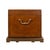 Wood English Traditional Style Leather Box on Stand For Sale - Image 7 of 12