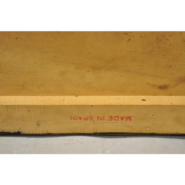 Vintage Small Salesman Sample Chippendale Georgian Style 3 Drawer Bombe Commode For Sale - Image 12 of 12