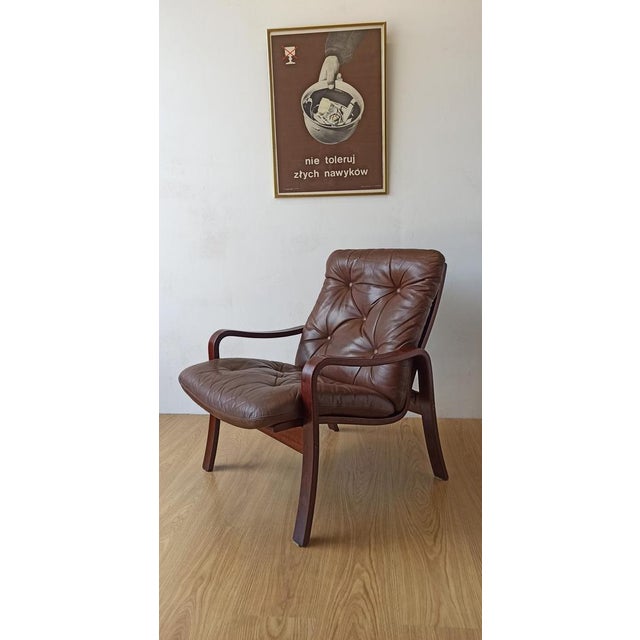 Vintage Lounge Chair from J. M. Birking & Co., 1970s For Sale - Image 9 of 18