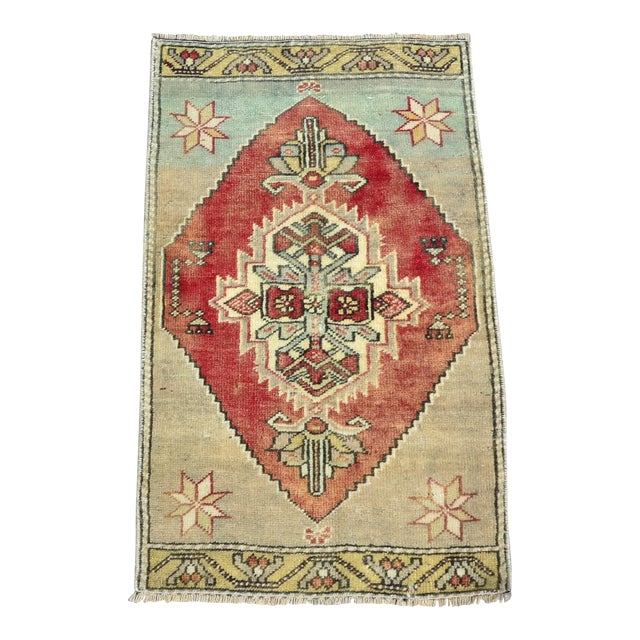 1960s Turkish Handmade Bohemian Rug For Sale