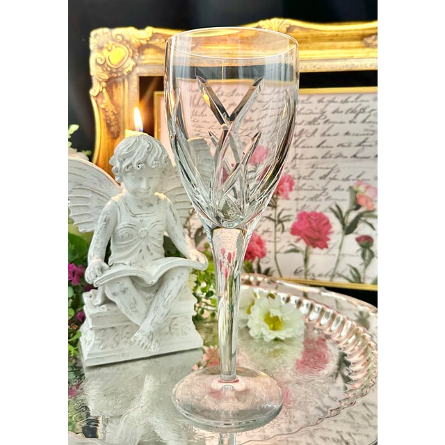 Vintage Waterford Crystal Signature John Rocha Wine Glass For Sale - Image 9 of 11