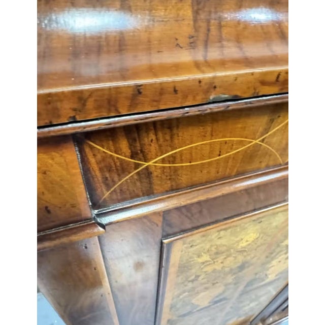 Late 19th Century "Louis" - A Victorian Rosewood Marquetry Cabinet. For Sale In Los Angeles - Image 6 of 12