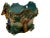 Onnaing Jardinere from France circa 1880 - 1900. Square with deer heads on two sides with a goose on one side and a boar...