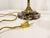 Hollywood Regency Spanish Brass 5 Arm Candelabra Table Lamp on Italian Marble For Sale - Image 17 of 17