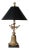 1990s Cast Burnished Brass Chapman Table Lamp For Sale