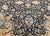 Vintage Nain Area Rug, Hand-Knotted Wool & Silk, Floral Pattern, 9x13, Navy & Ivory For Sale - Image 14 of 18