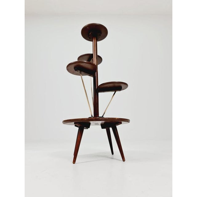 Contemporary German Plant Stand by Opal, 1950s For Sale - Image 3 of 11