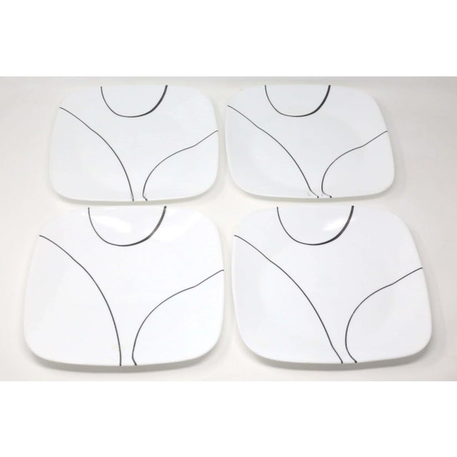 2010s "Simple Lines" Dinnerware by Corelle - Set of 8 For Sale - Image 5 of 11