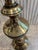 Vintage Hollywood Regency Brass and Enamel Table Lamp For Sale In New York - Image 6 of 9