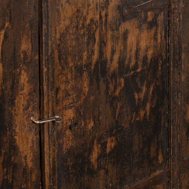 19th-Century Hungarian Rustic Pine Cabinet Cupboard For Sale - Image 12 of 14