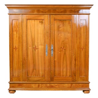 Hallway Wardrobe in Walnut and Oak, 1800s For Sale