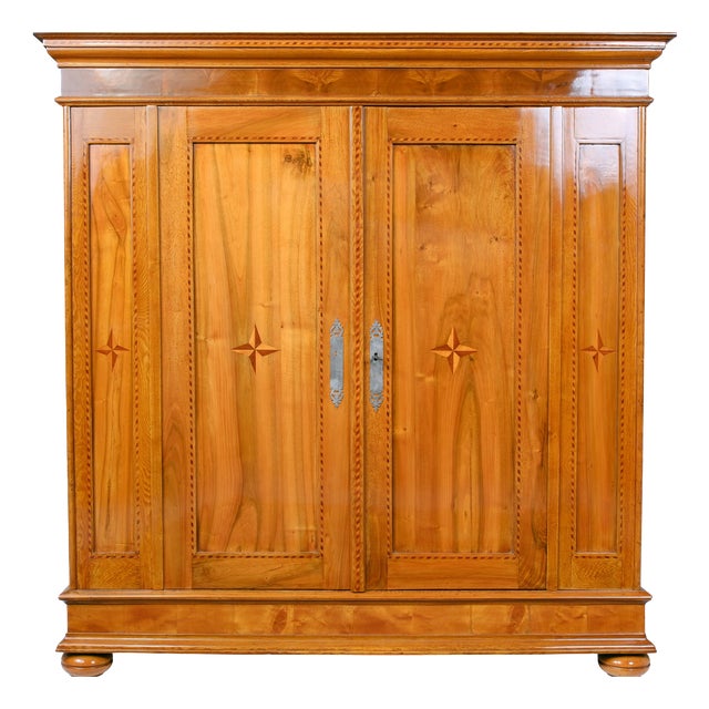 Hallway Wardrobe in Walnut and Oak, 1800s For Sale
