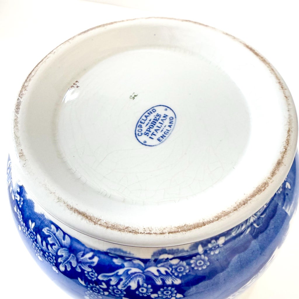 Mid-20th Century Copeland Spode “Italian” Blue & White Footed