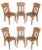 Art Nouveau Chairs by Léon Jallot, 1905, Set of 6 For Sale