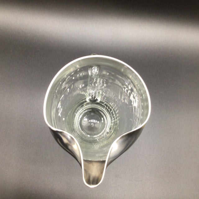 Metal Dorothy Thorpe Martini Pitcher With 4 Roly Poly Glasses Muddle Spoon and Glass Stir Stick - Set of 7 For Sale - Image 7 of 12