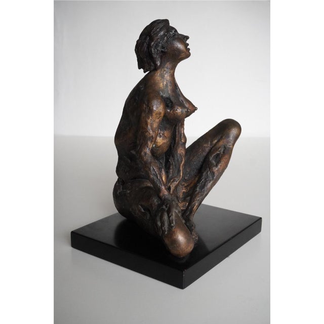 Mid-Century Modern Agenore Fabbri, Seated Female Nude, 1980s, Bronze For Sale - Image 3 of 13