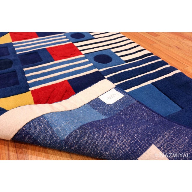 Textile Nazmiyal Collection Vintage Mid-Century Modern Art Rug by George Earl Ortman For Sale - Image 7 of 11