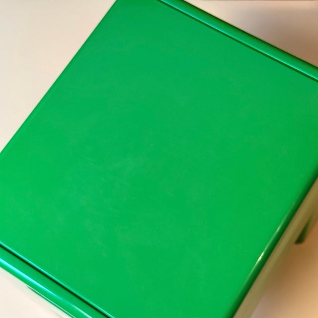 Green Plastic Storage Stool by Olaf Von Bohr for Gedy, 1960s For Sale - Image 18 of 18