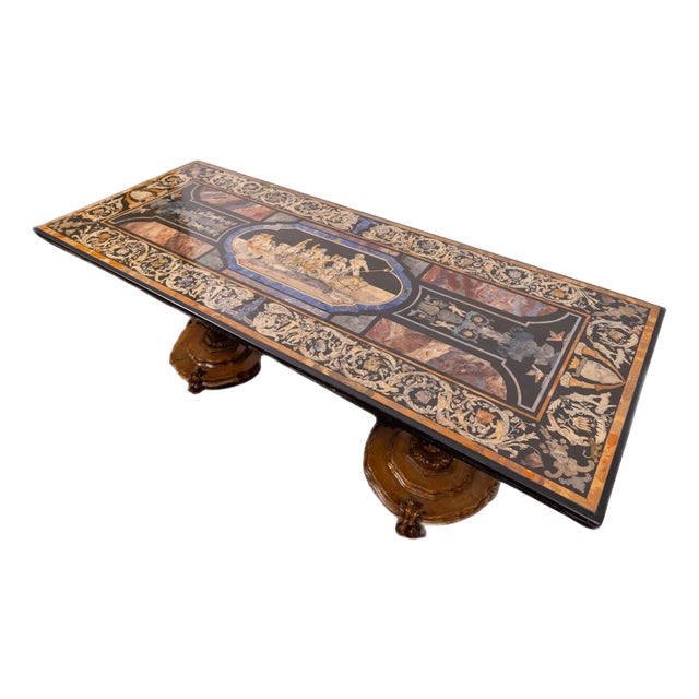 Tuscan Scagliola Table, 1850s For Sale